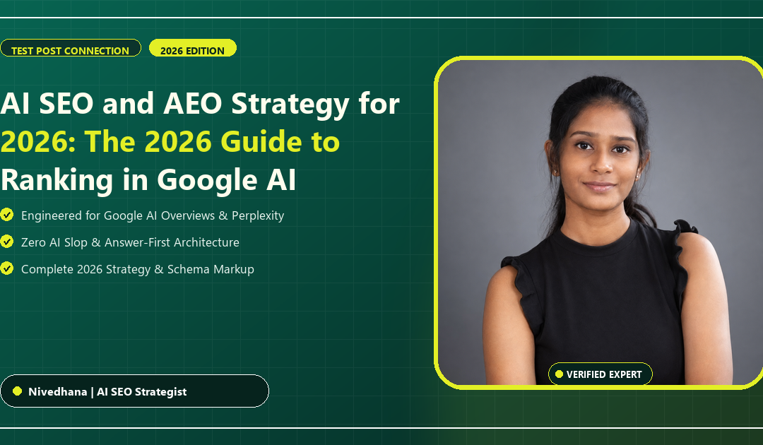 AI SEO and AEO Strategy 2026 Banner