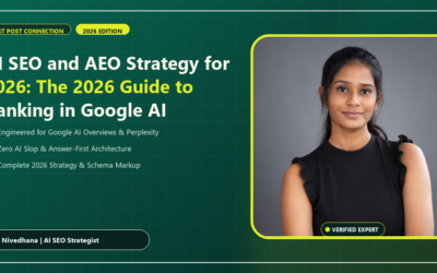 AI SEO and AEO Strategy for 2026: The 2026 Guide to Ranking in Google AI Overviews and Perplexity